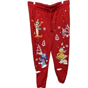 Winter Scenes Winnie the Pooh Freeze Sweatpants Large 12/14
